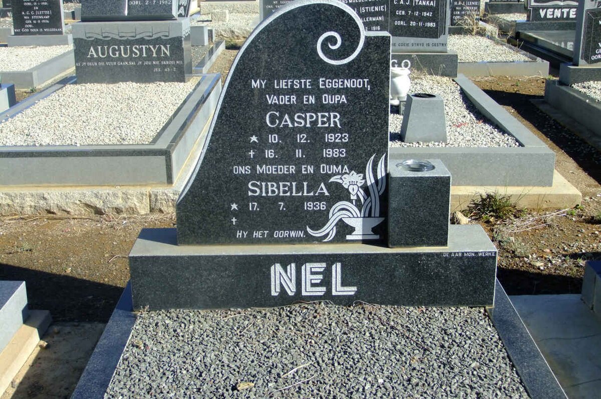 NEL Casper 1923-1983 &amp; Sibella 1936-