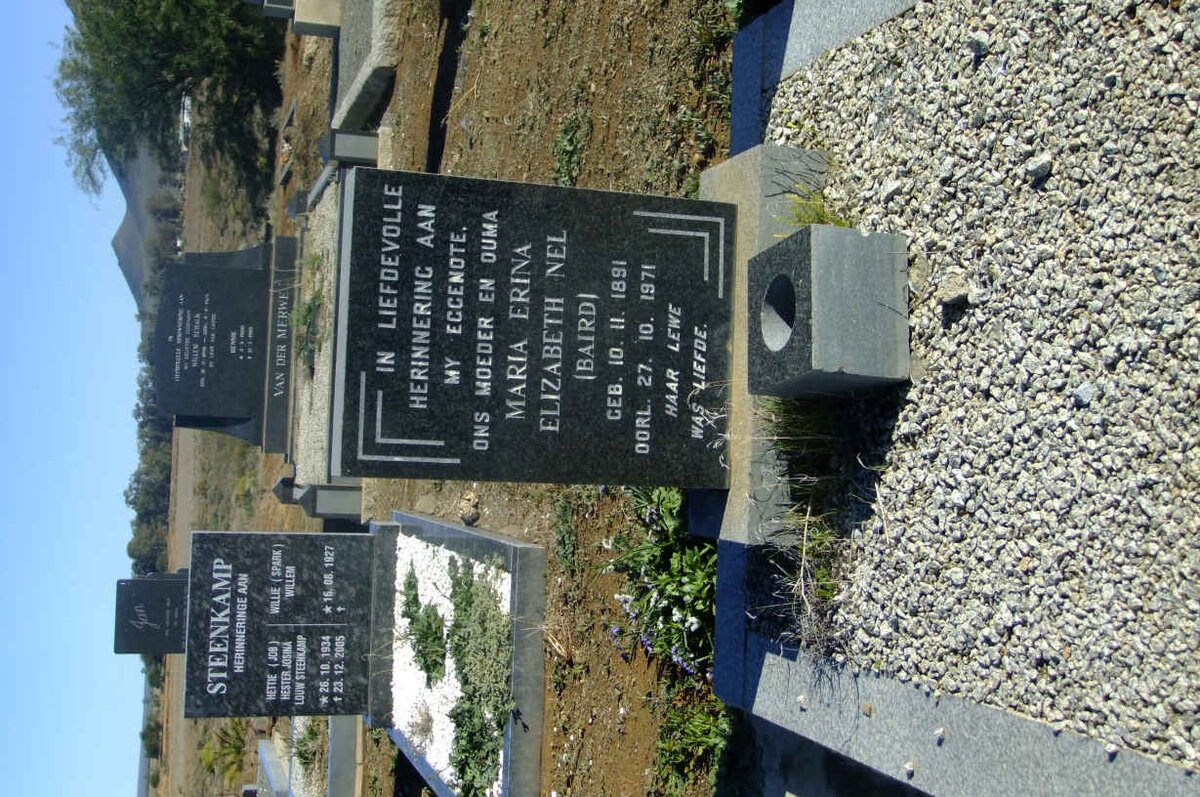 NEL Maria Erina Elizabeth nee BAIRD 1891-1971