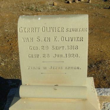 OLIVIER Gerrit 1918-1920
