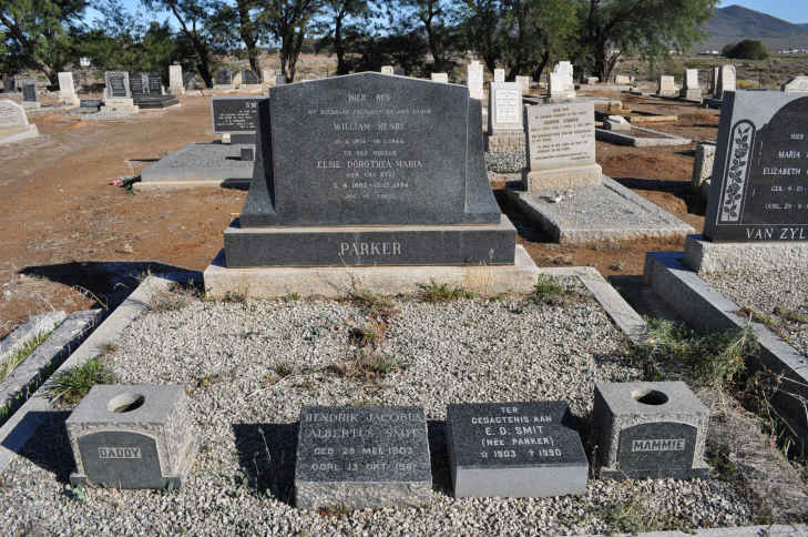 PARKER William Henry 1874-1944 &amp; Elsie Dorothea Maria VAN ZYL 1882-1954