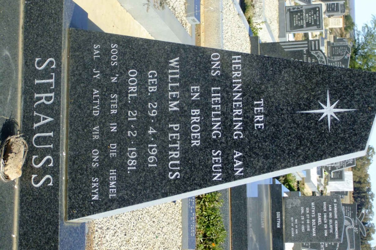 STRAUSS Willem Petrus 1916-1981