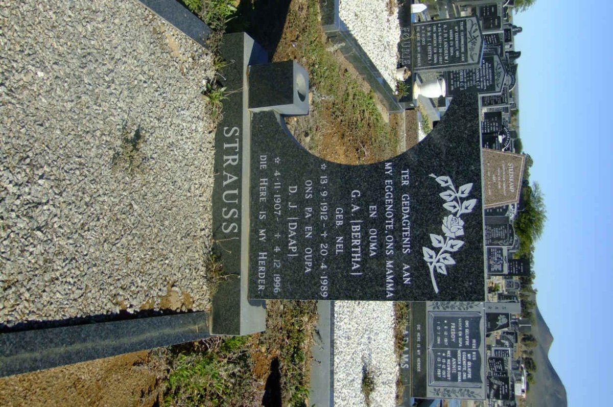 STRAUSS D.J. 1907-1996 &amp; G.A. NEL 1912-1989