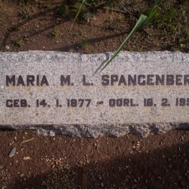 SPANGENBERG Maria M.L. 1877-1956