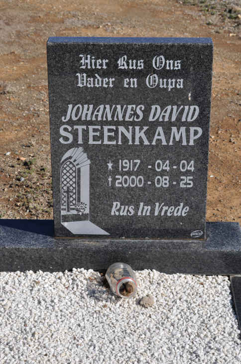 STEENKAMP Johannes David 1917-2000