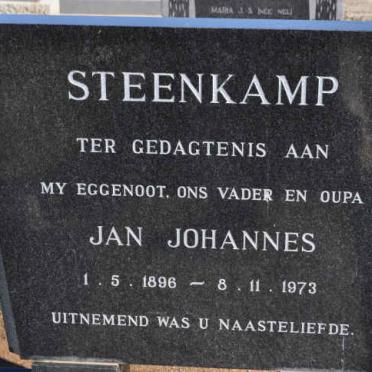 STEENKAMP Jan Johannes 1896-1973