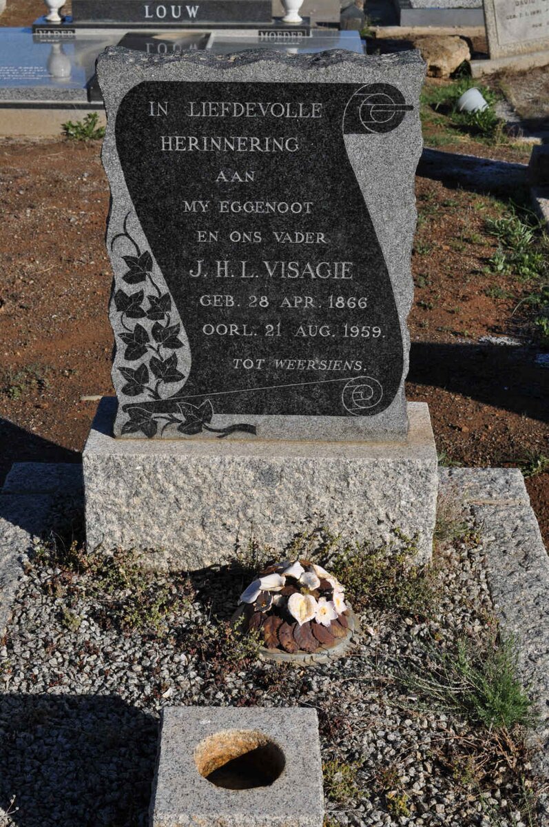 VISAGIE J.H.L. 1866-1959