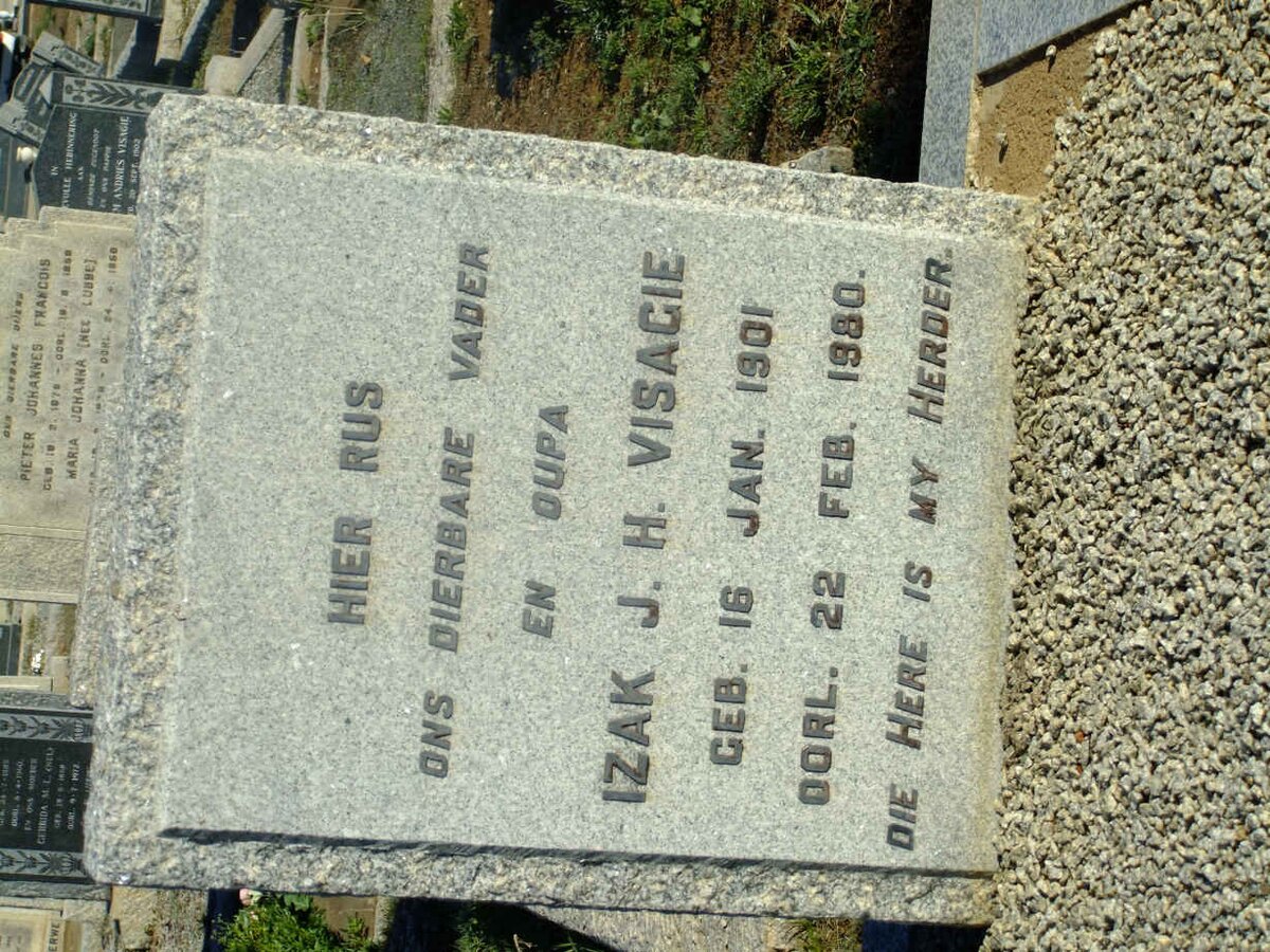 VISAGIE Izak J.H. 1901-1980