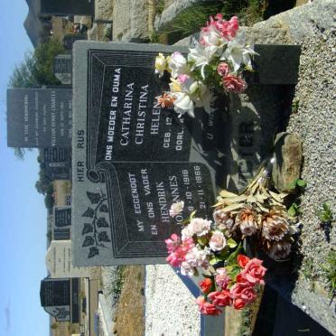 VICTOR Hendrik Johannes 1916-1966 &amp; Catharina Christina Helena