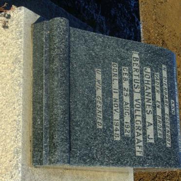 VOLLGRAAFF Johannes A.J. 1921-1948