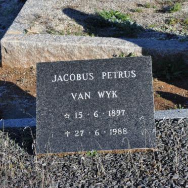 WYK Jacobus Petrus, van 1897-1988