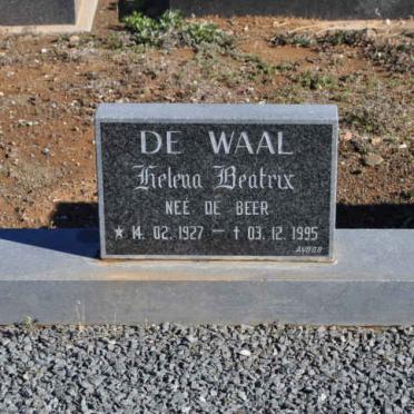 WAAL Helena Beatrix, de nee DE BEER 1927-1995
