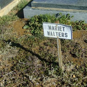 WALTERS Mariet