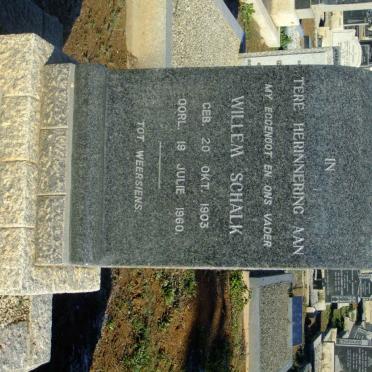 WYK Willem Schalk, van 1903-1960