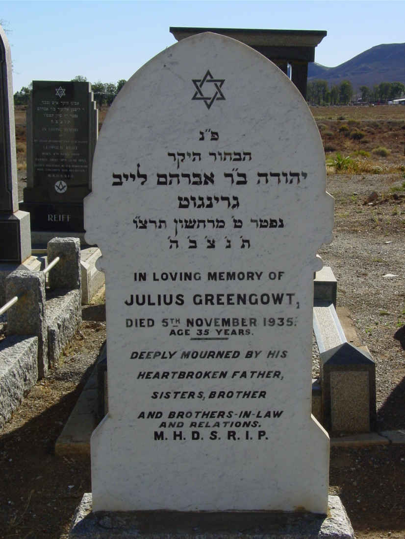 GREENGOWT Julius -1935