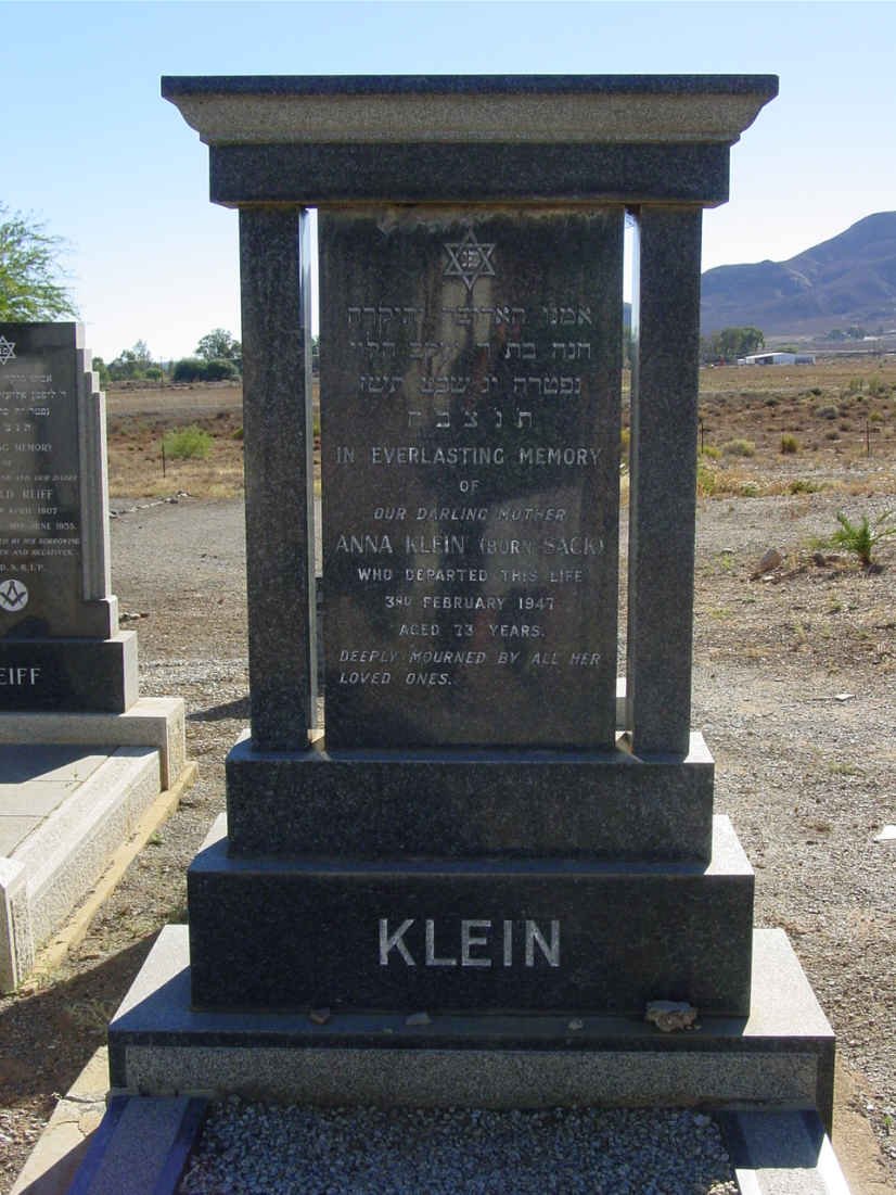 KLEIN Anna nee SACK -1947