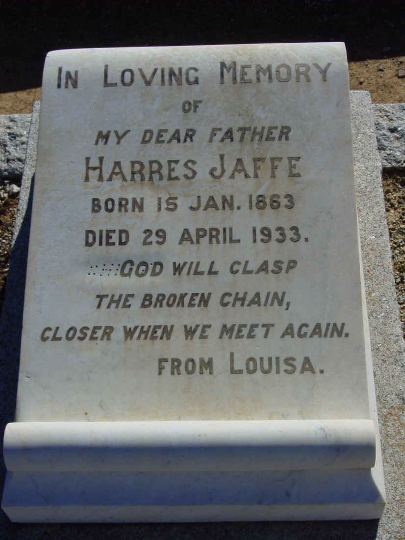 JAFFE Harres 1863-1933