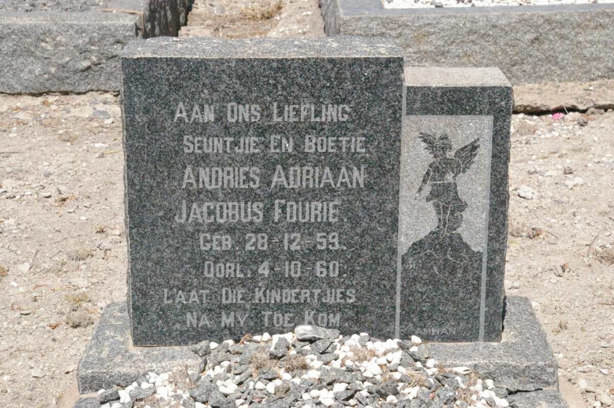 FOURIE Andries Adriaan Jacobus 1959-1960