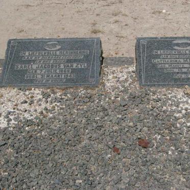 ZYL Sarel Jacobus, van 1868-1943 &amp; Catharina M.E.M. MARITZ 1879-1949