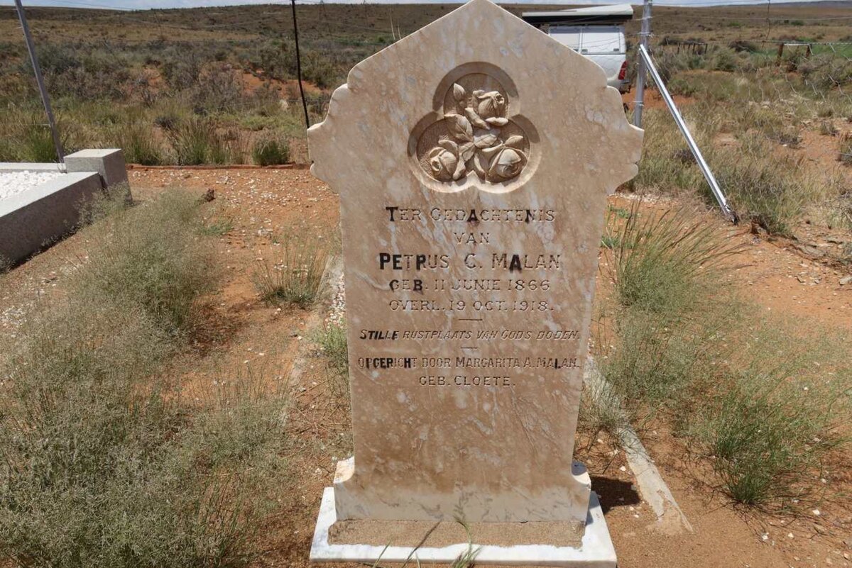 MALAN Petrus C. 1866-1918