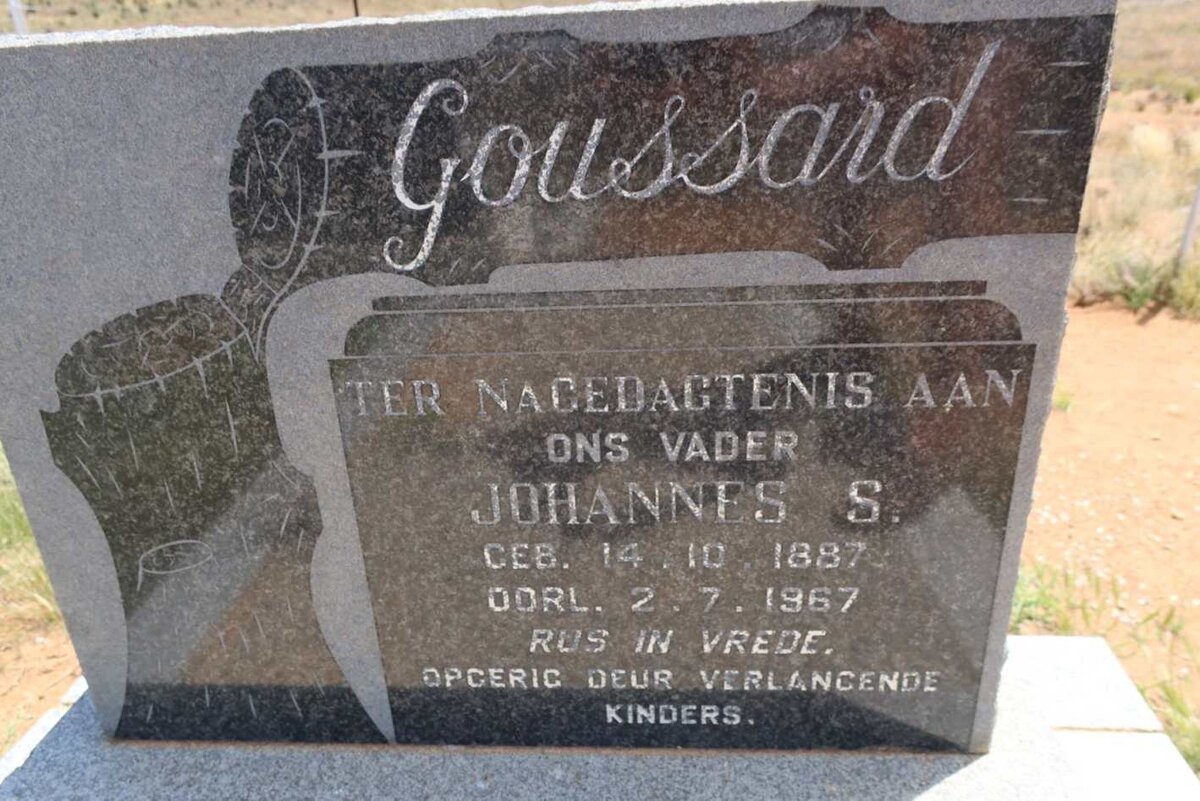GOUSSARD Johannes S. 1887-1967