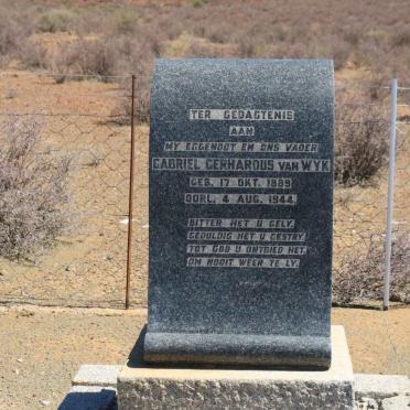 WYK Gabriel Gerhardus, van 1889-1944