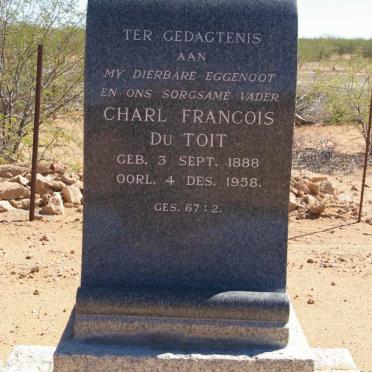 TOIT Charl Francois, du 1888-1958