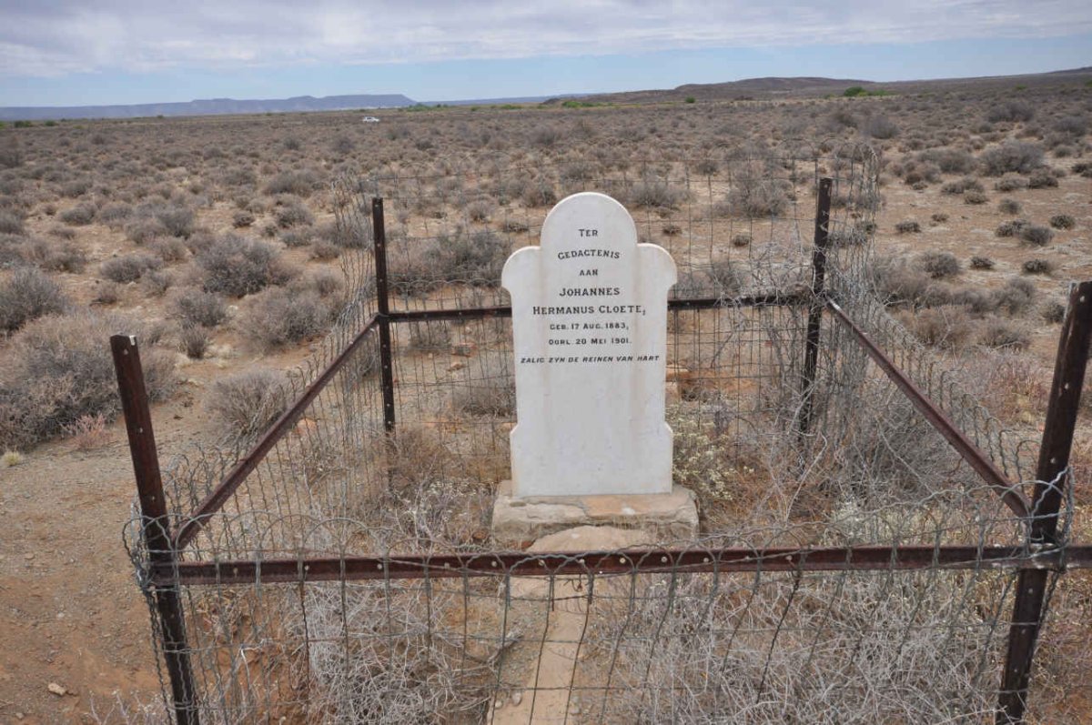 CLOETE Johannes Hermanus 1883-1901