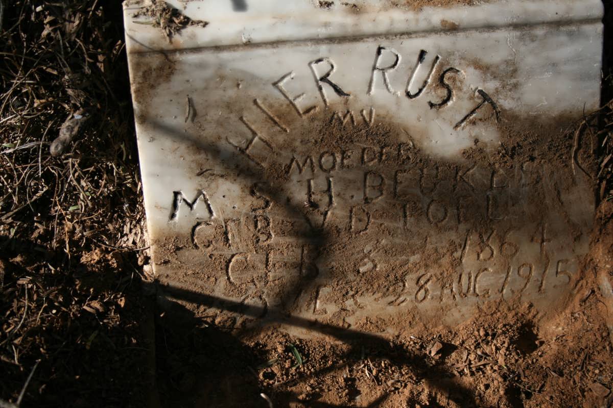 BEUKES M.S.H. nee V.D. POEL 1864-1915