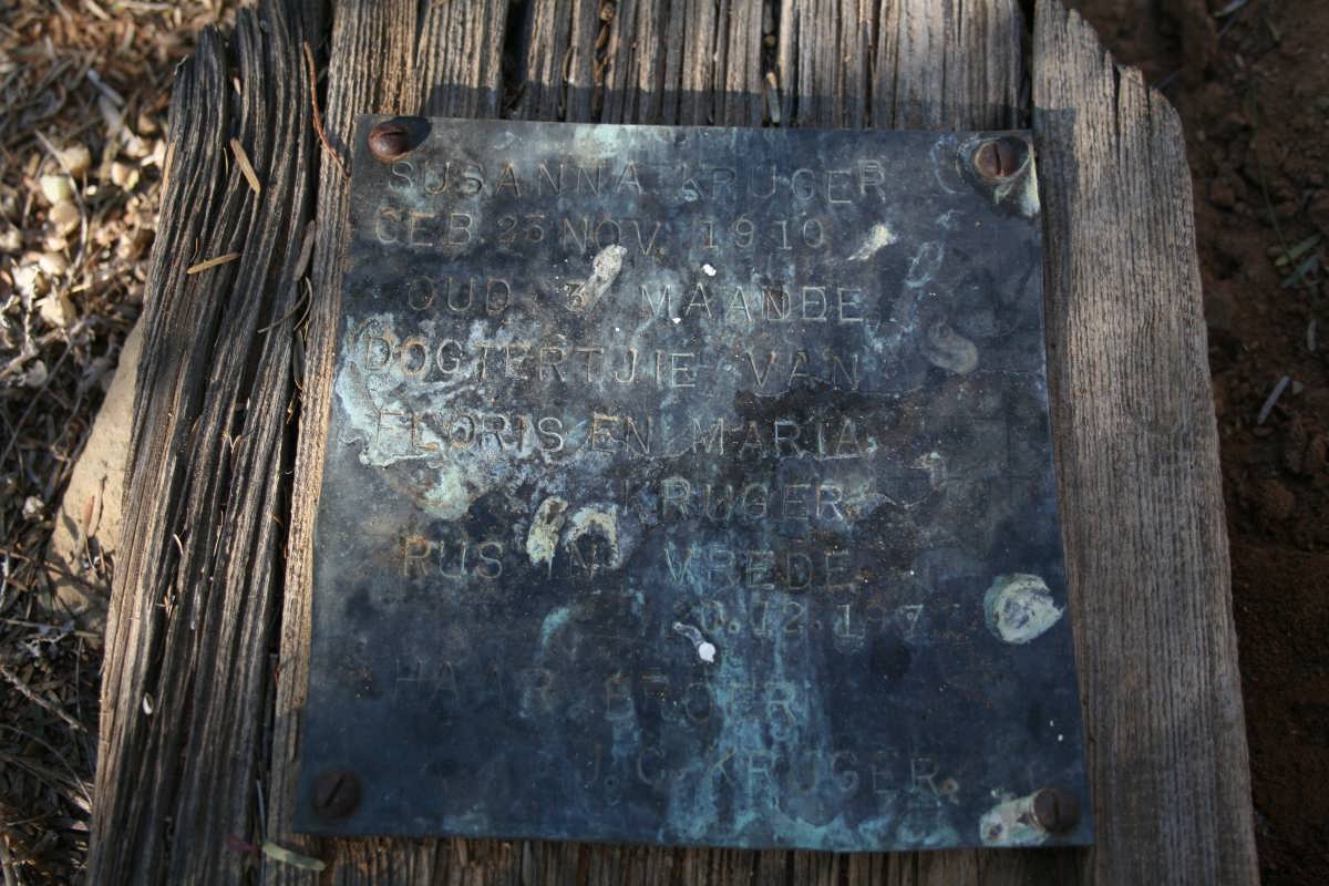 KRUGER Susanna 1910-1910