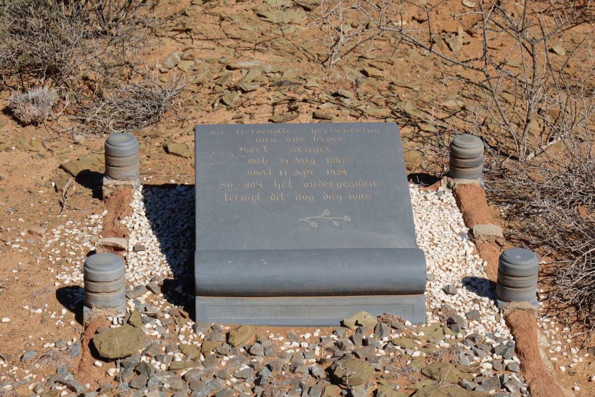 KRUGER Gert 1897-1924