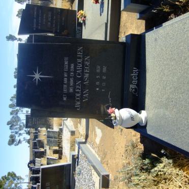 ASWEGEN Jacoleen Carolien, van 1932-1982