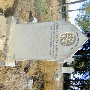 BAUMANN John Charles 1885-1898