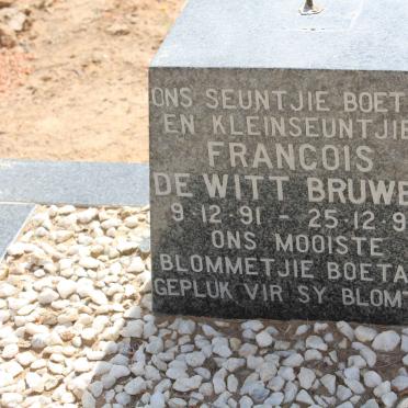 BRUWER Francois De Witt 1991-1993