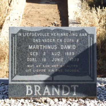 BRANDT Marthinus Dawid 1889-1939