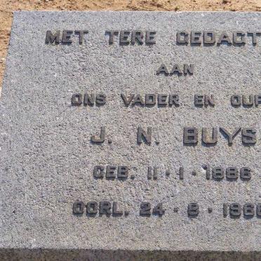 BUYS J.N. 1886-1968