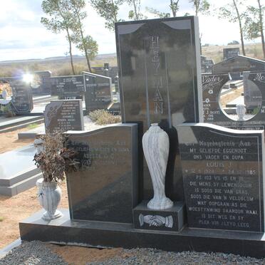 HEYMAN Louis J. 1924-1985 &amp; Aletta G.C. ROSSOUW 1928-