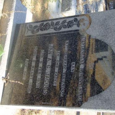 JACOBS Jan A.G. 1870-1956