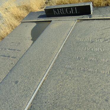 KRUGEL David Fredrick Nicolaas 1907-1987 &amp; Alida Sophia JACOBS 1910-1989