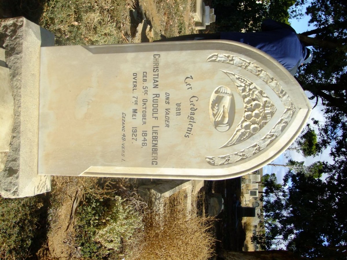 LIEBENBERG Christian Rudolf 1846-1927