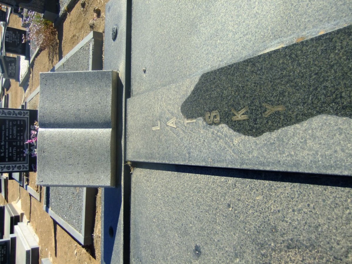 LATSKY J.A. 1918-1975 &amp; C.L. 1920-1996