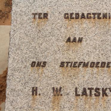 LATSKY H.W.