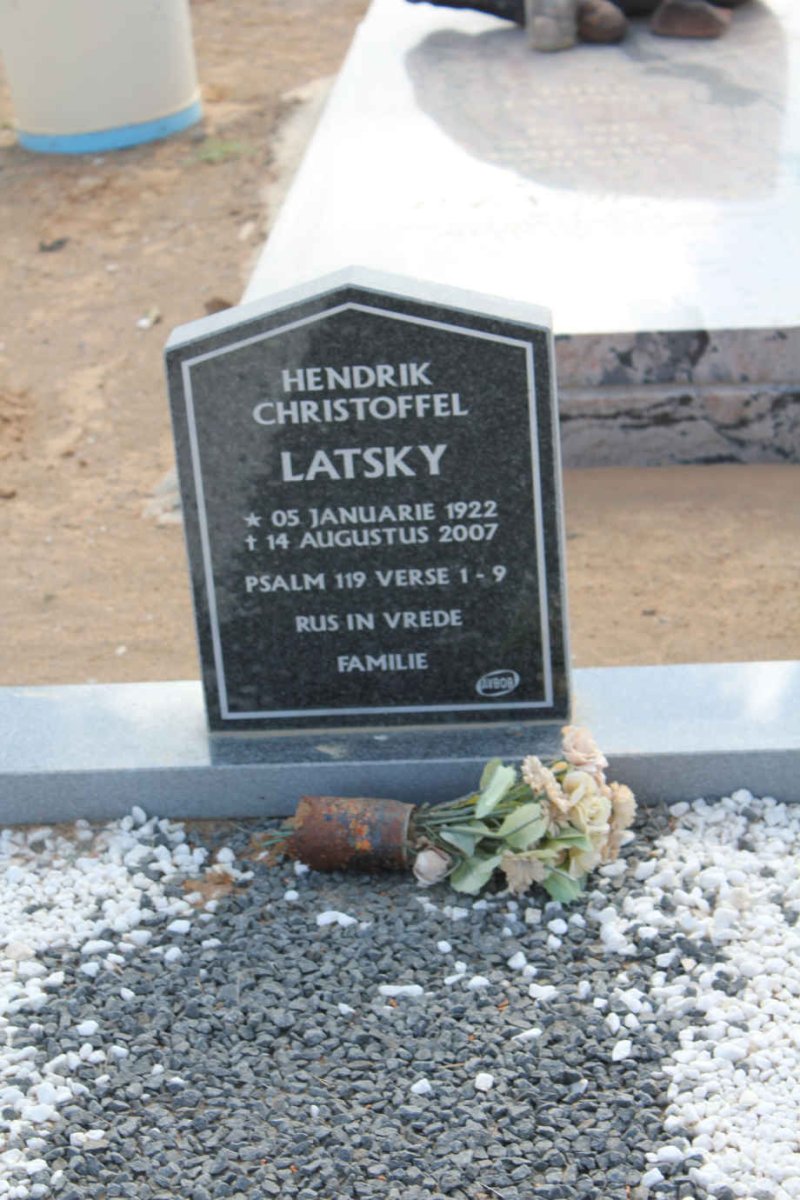 LATSKY Hendrik Christoffel 1922-2007