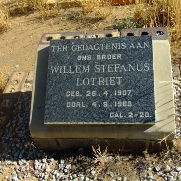 LOTRIET Willem Stefanus 1907-1968