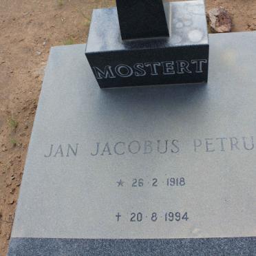 MOSTERT Jan Jacobus Petrus 1918-1994