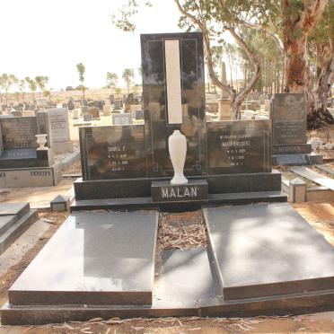 MALAN Daniel P. 1890-1981 &amp; Maria VISSER 1889-1978