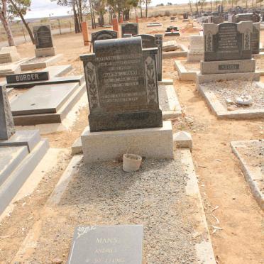 MANS Martha J. 1884-1944 :: MANS Andries 1910-1991