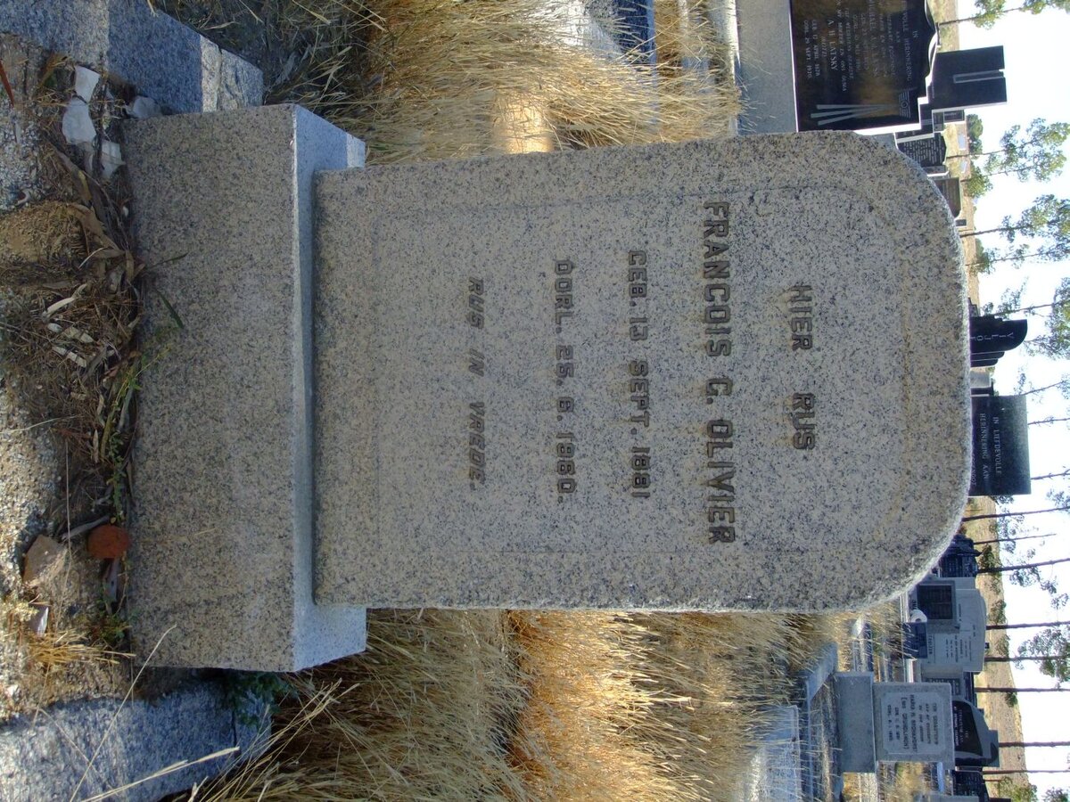 OLIVIER Francois G. 1881-1960