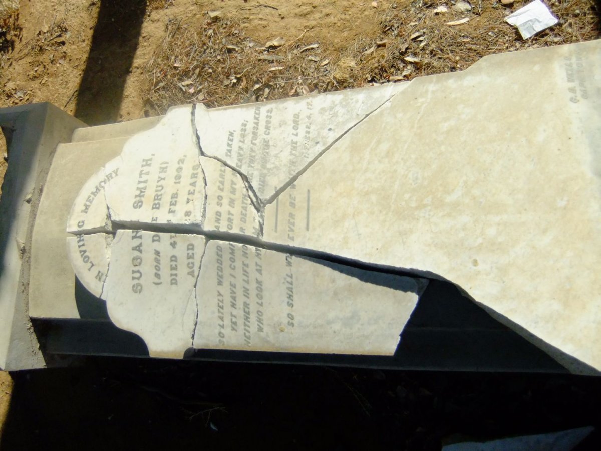 SMITH Susan nee DE BRUYN -1902