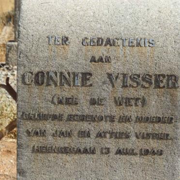 VISSER Connie nee DE WET -1940