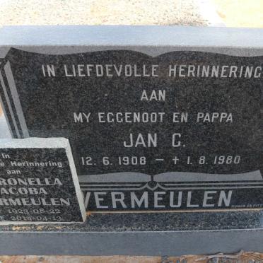 VERMEULEN Jan G. 1908-1980 &amp; Petronella Jacoba 1923-2014